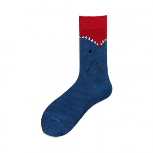 Shark Devour Print Sock