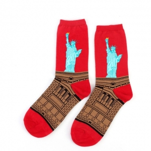 Statue of Liberty USA Printed Socks