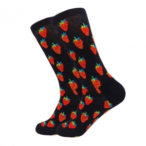 Strawberries all over Printed Socks