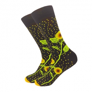 Sunflower Printed Socks