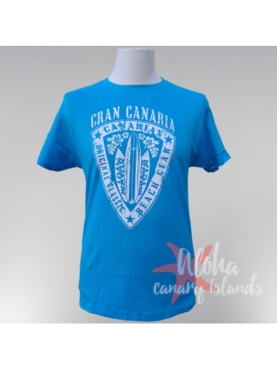 Gran Canaria Aloha Surf T-Shirt - Capture the island's surf culture in style
