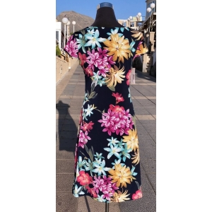 Multicolor Floral Print Dress