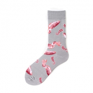 Squid Pattern Print Sock