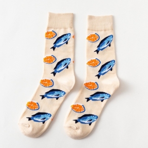 Wild Tuna Printed Socks